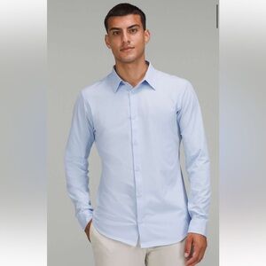 Lululemon New Venture Long Sleeve Shirt Blue size M